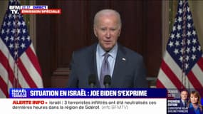 Joe Biden sur l'attaque du Hamas: "Le silence, c'est la complicité. Je refuse de rester silencieux"