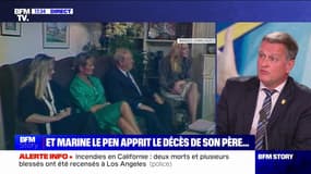 Mort de Jean-Marie Le Pen: "Il est parti apaisé avec d'excellents rapports avec ses filles", assure Louis Aliot (maire RN de Perpignan)