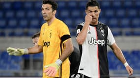 Buffon et Ronaldo