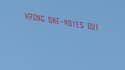 La banderole anti-Moyes à Old Trafford