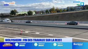 Wolfisheim: après des travaux, la 2x2 voies rouvre sur la M351