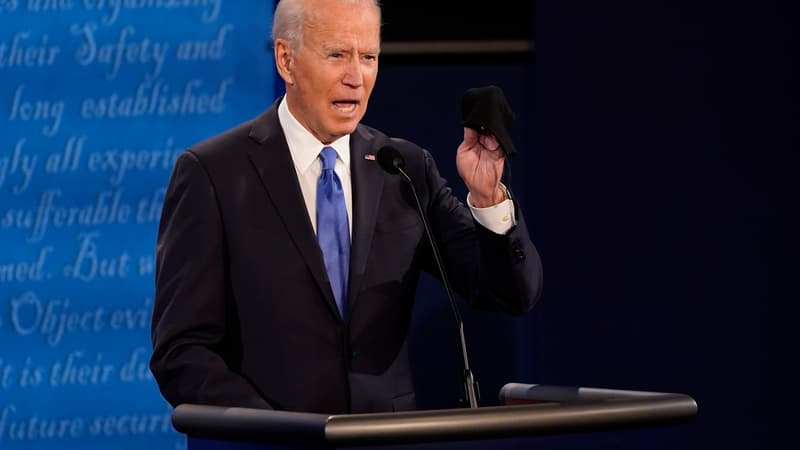 Joe Biden lors du débat du 22 octobre