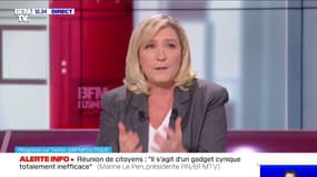 Marine Le Pen: "C'est incompréhensible que les gens ne puissent pas aller au cinéma, dans les musées ou au théâtre"