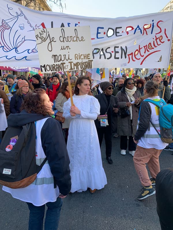 Manifestation à Paris le 7 février 2023