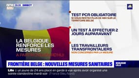 Frontière belge: nouvelles mesures sanitaires