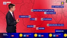 Météo Rhône: une journée ensoleillée, jusqu'à 33°C attendus à Lyon