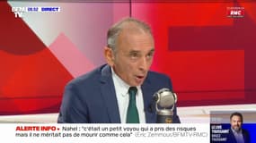 Éric Zemmour "propose de déchoir de la nationalité française" tous les binationaux "qui ont participé aux émeutes"