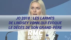 JO 2018 : Les larmes de la championne Lindsey Vonn qui évoque le décès de son grand-père