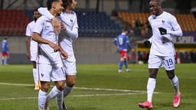 Dagba et Guendouzi lors de la balade des Bleuets