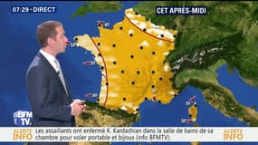 La météo pour ce lundi 3 octobre 2016