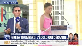 Greta Thunberg à l'Assemblée: pour Julien Aubert (LR), "c'est un pur objet de communication et d'instrumentalisation du débat politique"