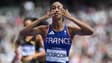 Anaïs Bourgoin après sa série du 800m, le 3 août 2024
