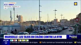 Marseille: les taxis ont bloqué le cours Jean-Ballard dimanche pour protester contre la nouvelle offre de la RTM