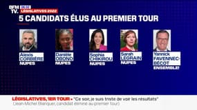 Législatives 2022: quatre candidats de la Nupes et un candidat Ensemble élus dès le premier tour, trois ministres en difficulté