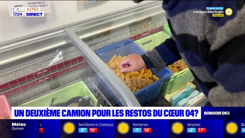 Alpes-de-Haute-Provence: un deuxième camion envisagé pour les Restos du cœur