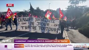 A Annonay, l'enfant du pays O. Dussopt taxé de "traître" 
