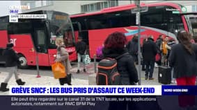 Grève SNCF: les bus pris d'assaut des Nordistes ce week-end