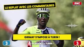 Tour de France : Girmay vainqueur de la 3ème étape, le replay commenté sur RMC