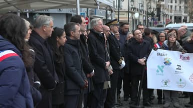 Plusieurs ministres sont présents lors de l'hommage aux victimes de l'attentat de l'Hyper Cacher, en 2015.