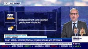 "Un licenciement sans entretien préalable est-il valable ?" 