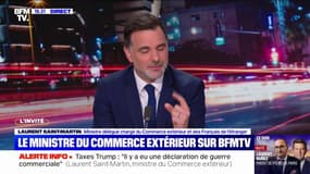 Annonces de Donald Trump: "Les États-Unis se positionnent aujourd'hui en adversaire commercial", estime Laurent Saint-Martin, ministre délégué chargé du Commerce extérieur