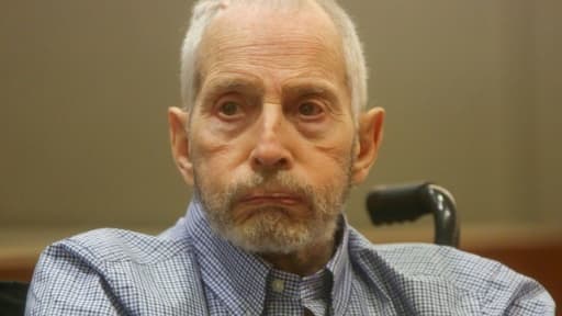 Le richissime héritier Robert Durst lors d'une audience préliminaire devant un tribunal de Los Angeles le 6 janvier 2017