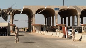 Le poste-frontière Nassib, du côté syrien. 