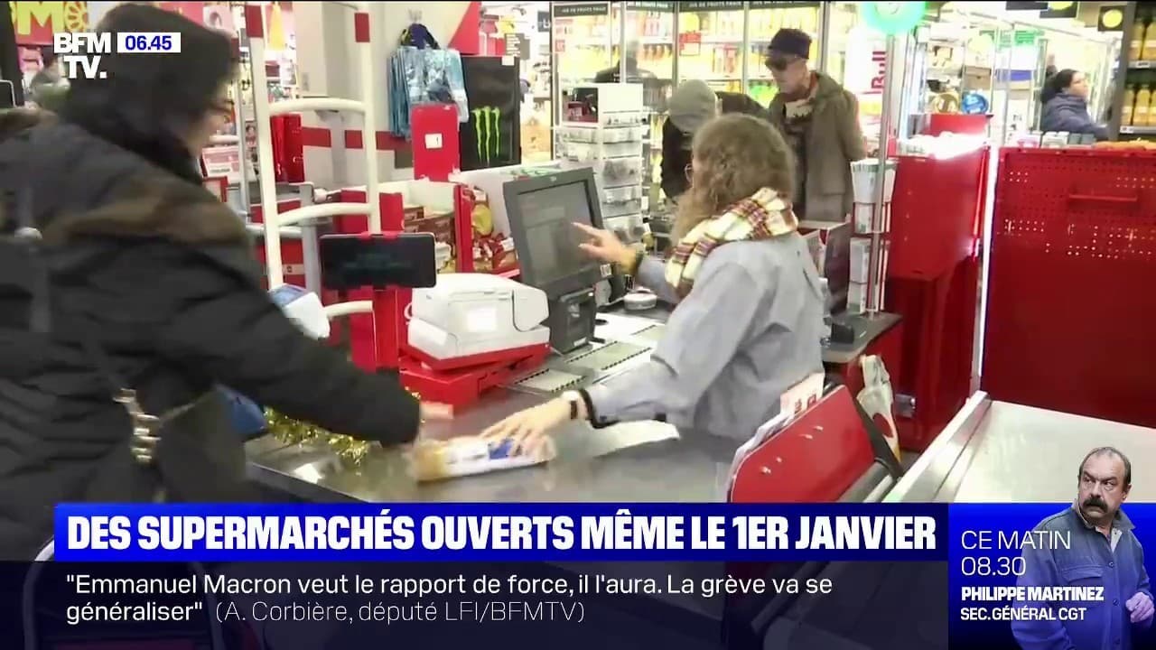 Des Supermarchés Ouvrent Même Le 1er Janvier