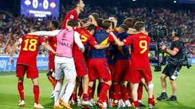 L'Espagne lors de sa victoire en Ligue des nations, le 18 juin 2023