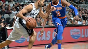 Tony Parker et Frank Ntilikina