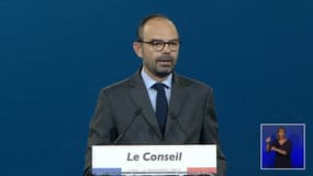 Le Premier ministre Edouard Philippe, le 18 novembre 2017 au congrès de La République en marche. 