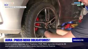 Auvergne-Rhône-Alpes: pneus neige obligatoires sur les routes
