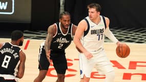 Luka Doncic face à Kawhi Leonard en NBA