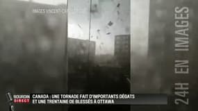 Les images impressionnantes d'une tornade en pleine ville au Canada