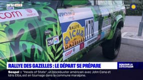 Le départ pour le rallye des Gazelles se prépare, l'état des véhicules vérifié