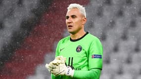 Keylor Navas lors de Bayern-PSG