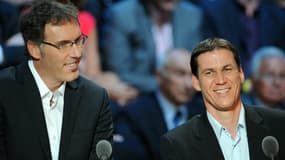 Rudi Garcia et Laurent Blanc en 2011