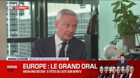 Note française dégradée: Bruno Le Maire "croit au retour" sous les 3% de déficit 