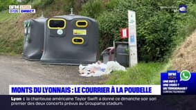 Sainte-Foy-l'Argentière: le courrier des habitants à la poubelle