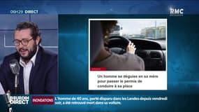 Maria n'arrive pas à passer à son permis: son fils, déguisé, prend sa place