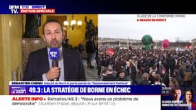 Sébastien Chenu (RN): "Nous voterons toutes les motions de censure d'où qu'elles viennent"