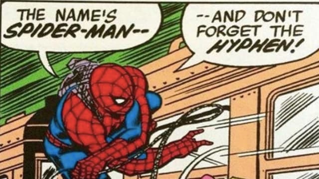 Spider-Man, avec un trait d'union !