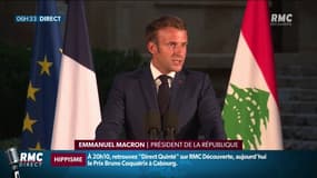 Explosions à Beyrouth: Emmanuel Macron annonce la tenue d'une conférence internationale