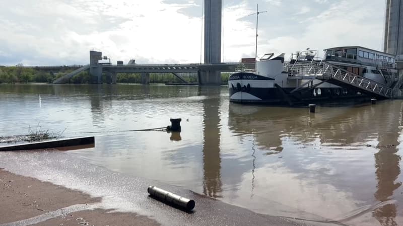 Une Crue de la Seine en Normandie le 8 avril 2024