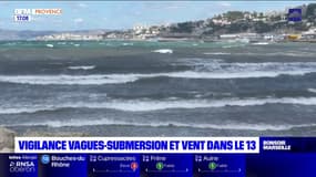 Les Bouches-du-Rhône placées en vigilance jaune vagues-submersion et vent