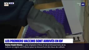 Covid-19: les premiers vaccins sont arrivés en Île-de-France