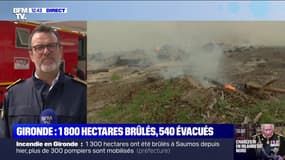 Incendie en Gironde: plus de 1800 hectares ont été brûlés selon le sous-préfet