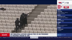 Prise d’otage, fusillade : L’impressionnante simulation d’attentat au Groupama Stadium 