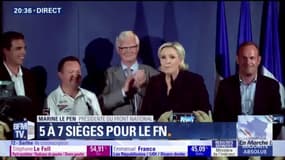 Législatives: Marine Le Pen annonce l'élection de 6 députés FN