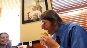 Don Gorske en 2011, mange son 25.000 Big Mac. 